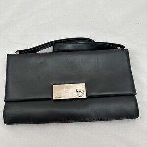 Salvatore Ferragamo Iconic Top Handle Leather Handbag